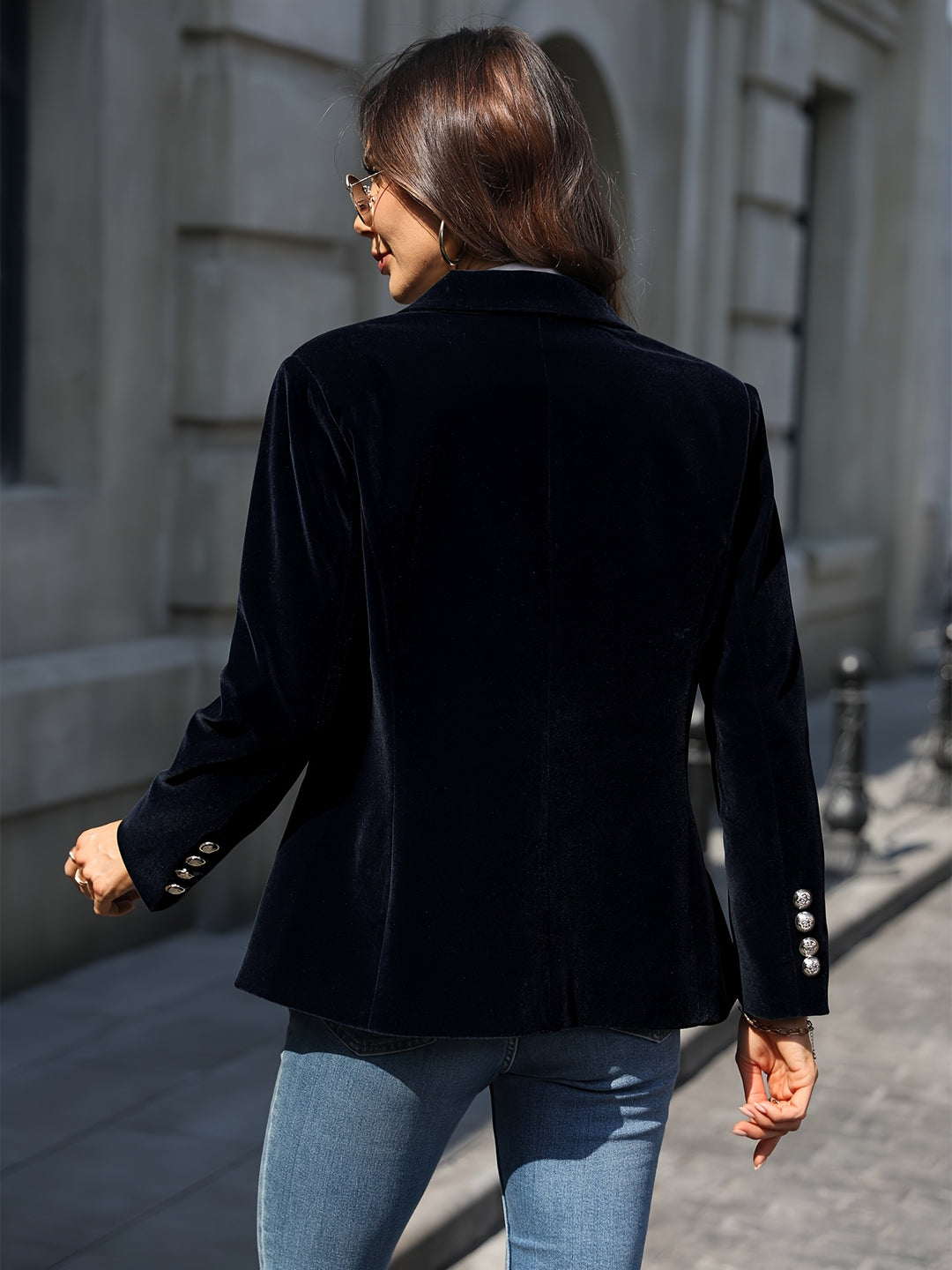 Camille | Classic Velvet Blazer