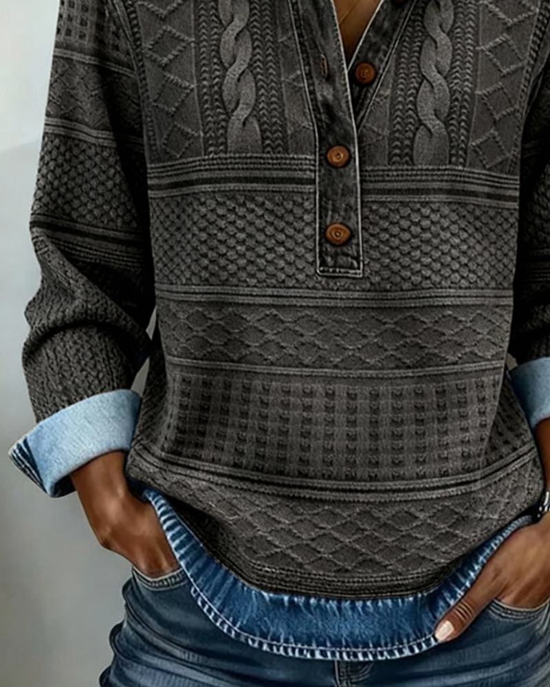 Madison | Relaxed Denim Pullover
