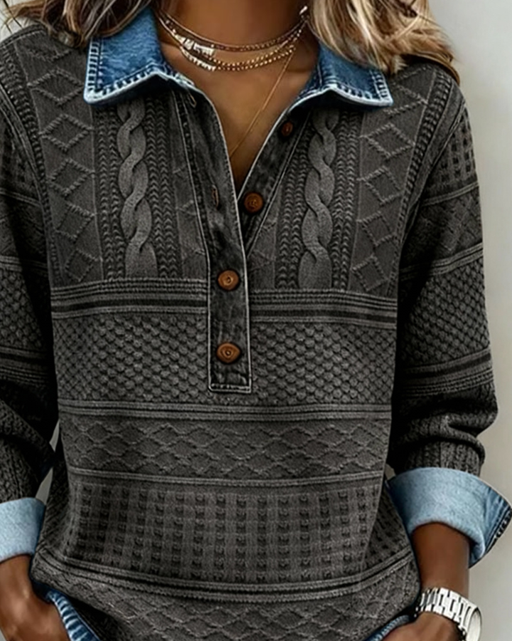 Madison | Relaxed Denim Pullover