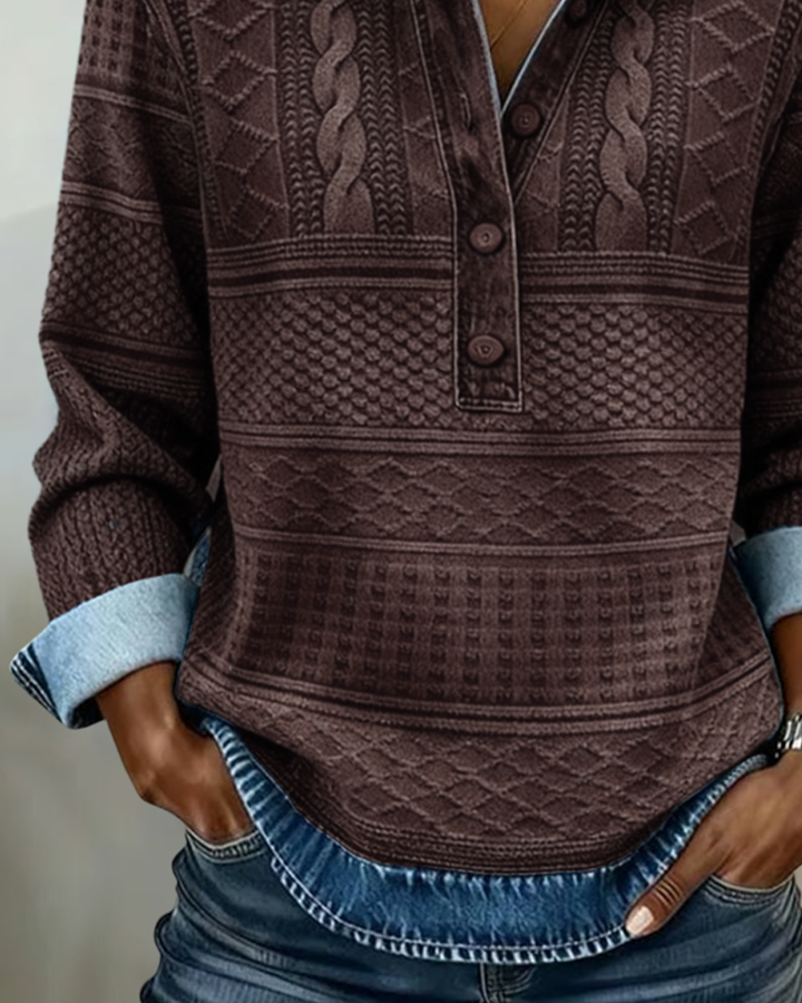 Madison | Relaxed Denim Pullover