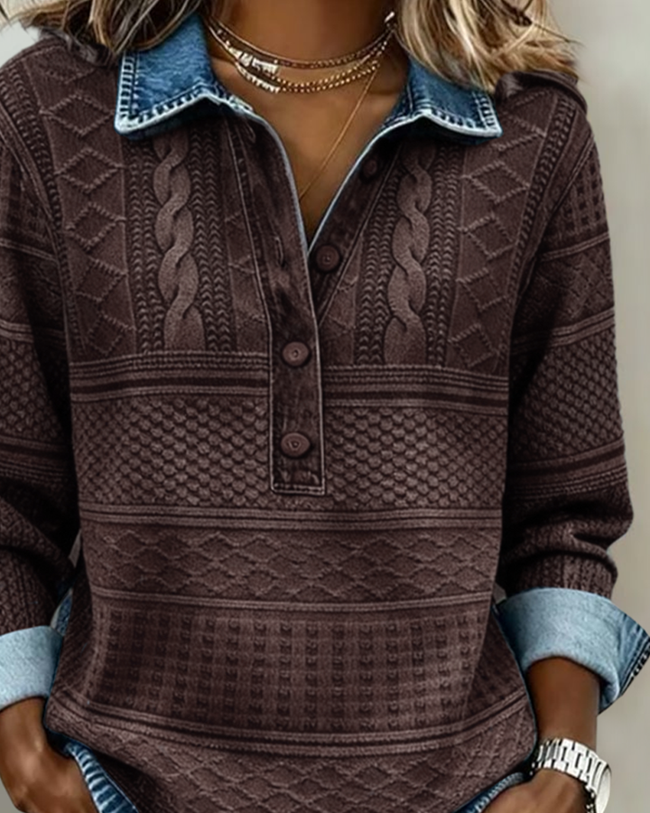 Madison | Relaxed Denim Pullover