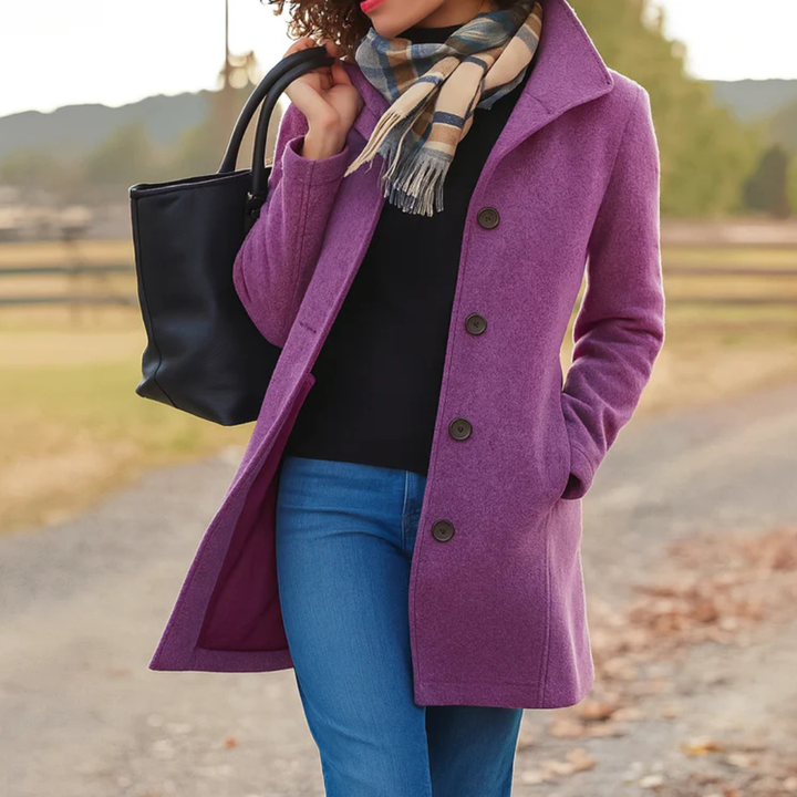 Harper | Classic Button Coat