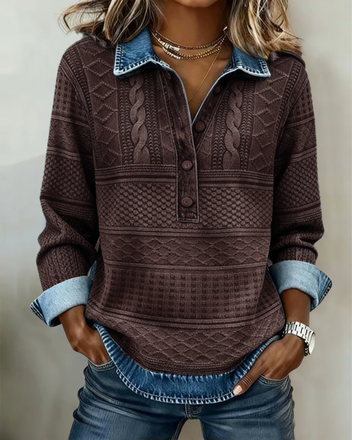 Madison | Relaxed Denim Pullover