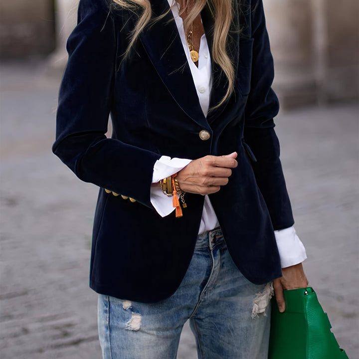 Camille | Classic Velvet Blazer