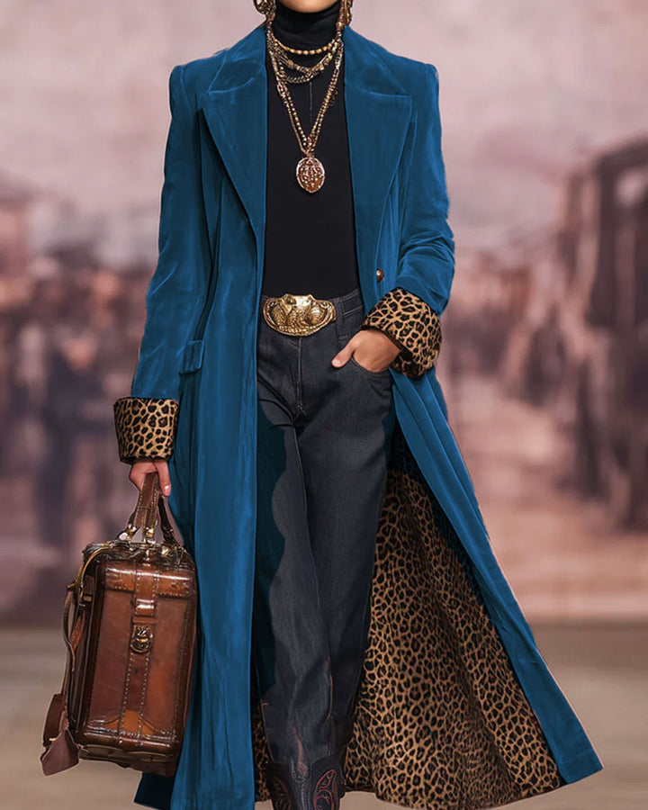 Jacqueline | Elegant Velvet Tailored Coat
