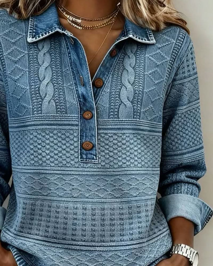 Madison | Relaxed Denim Pullover