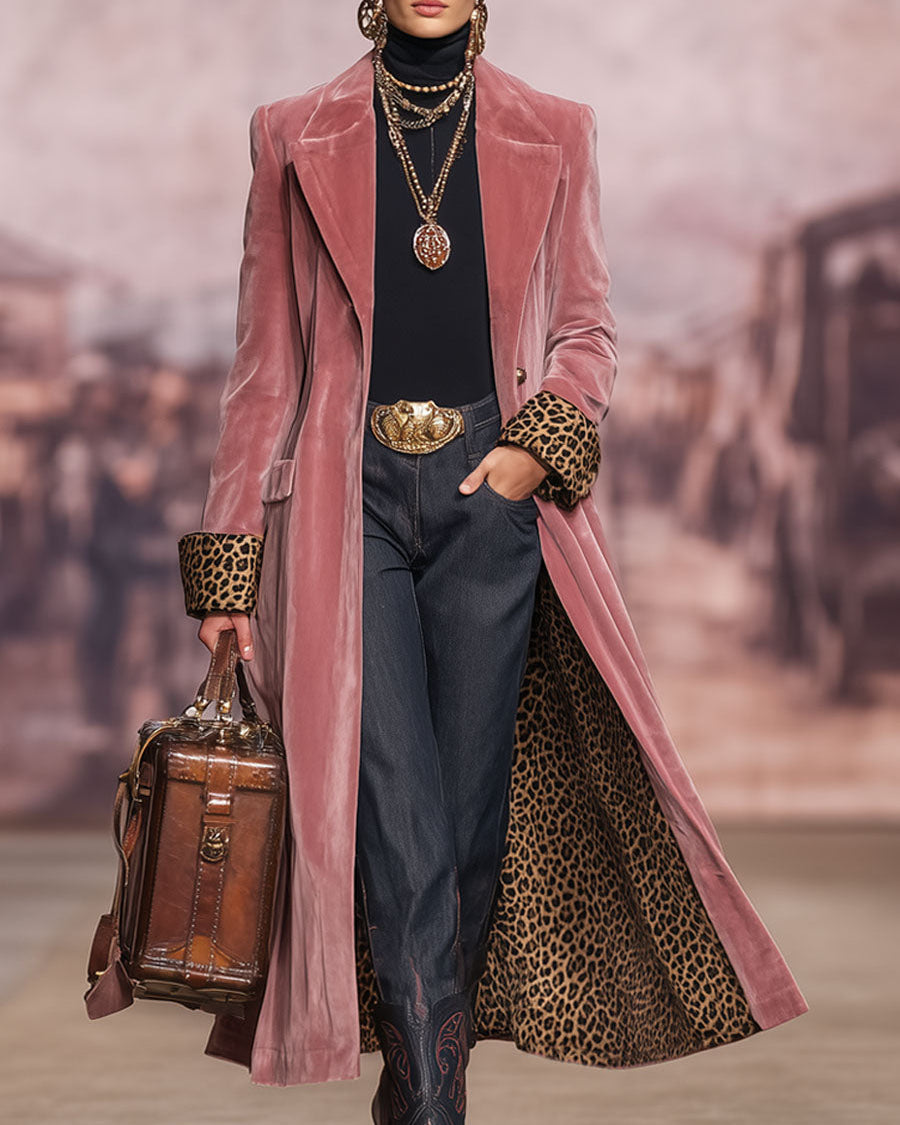 Jacqueline | Elegant Velvet Tailored Coat