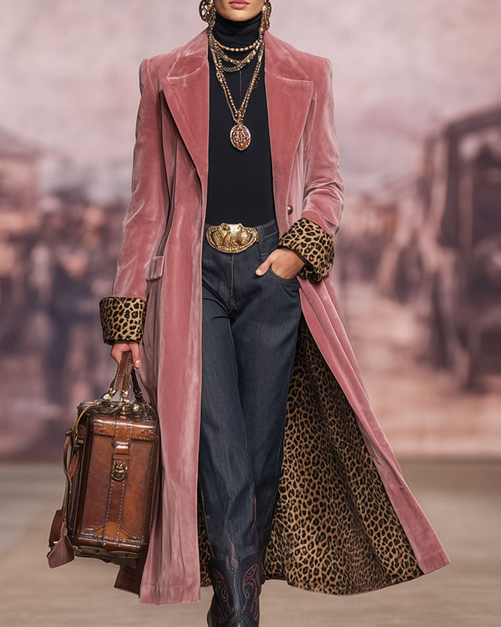 Jacqueline | Elegant Velvet Tailored Coat