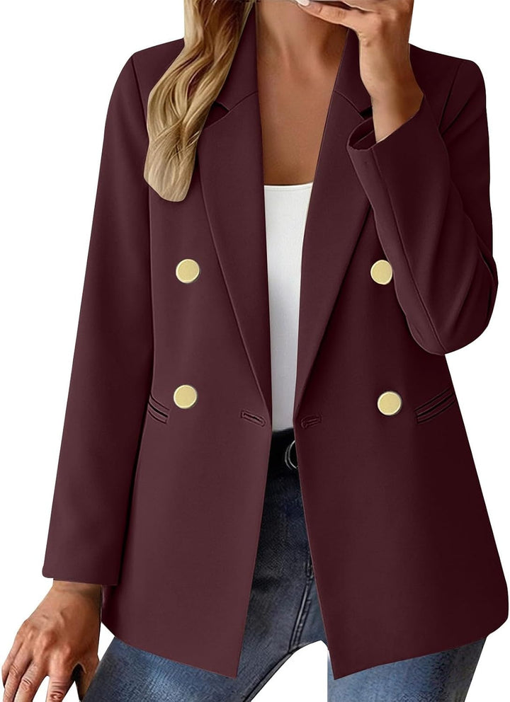 Patricia | Classic Double-Button Blazer