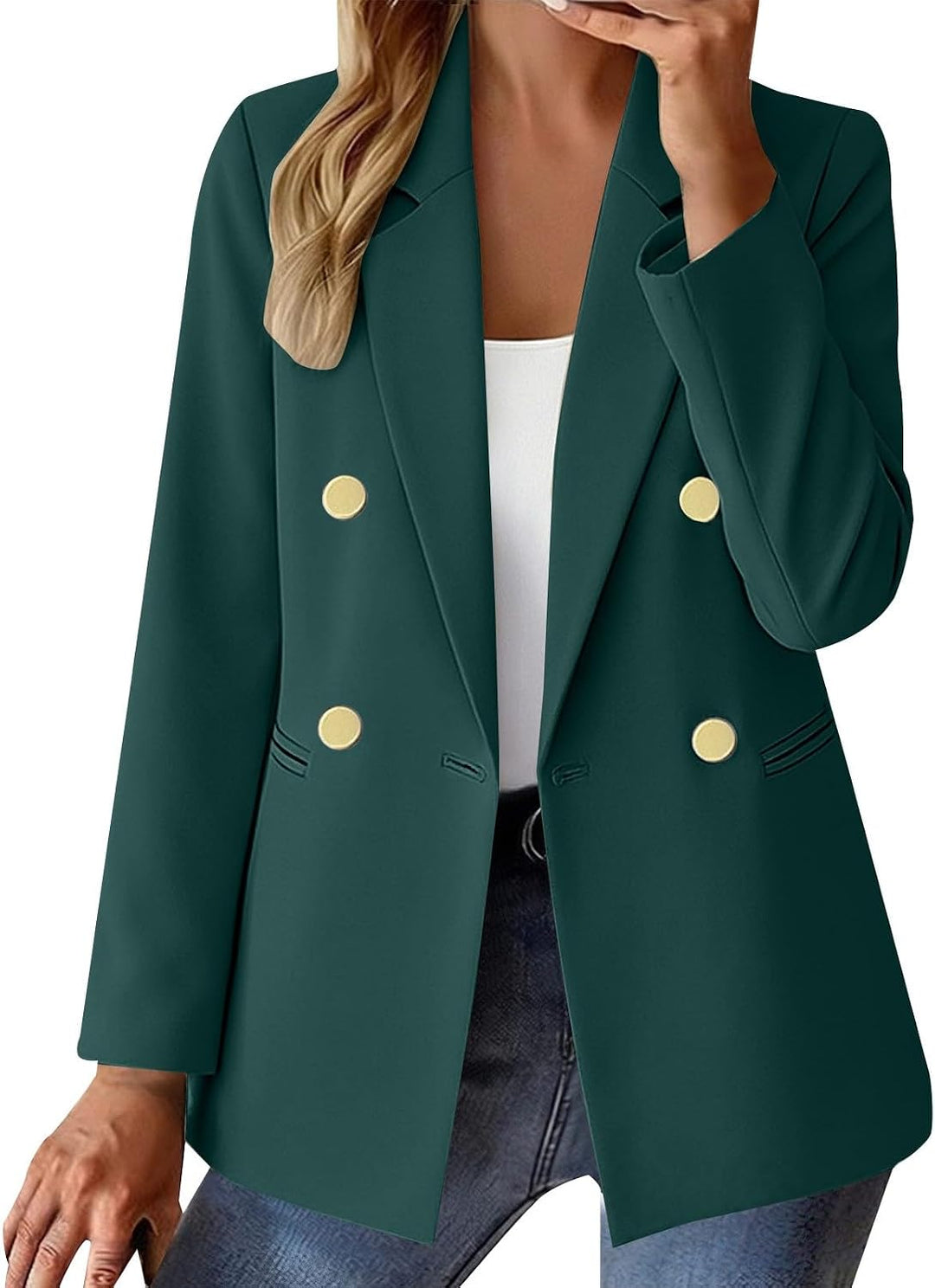 Patricia | Classic Double-Button Blazer