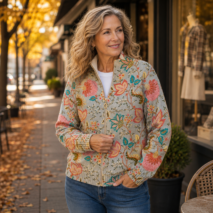 Xanthe™ | Vintage Floral Garden Print