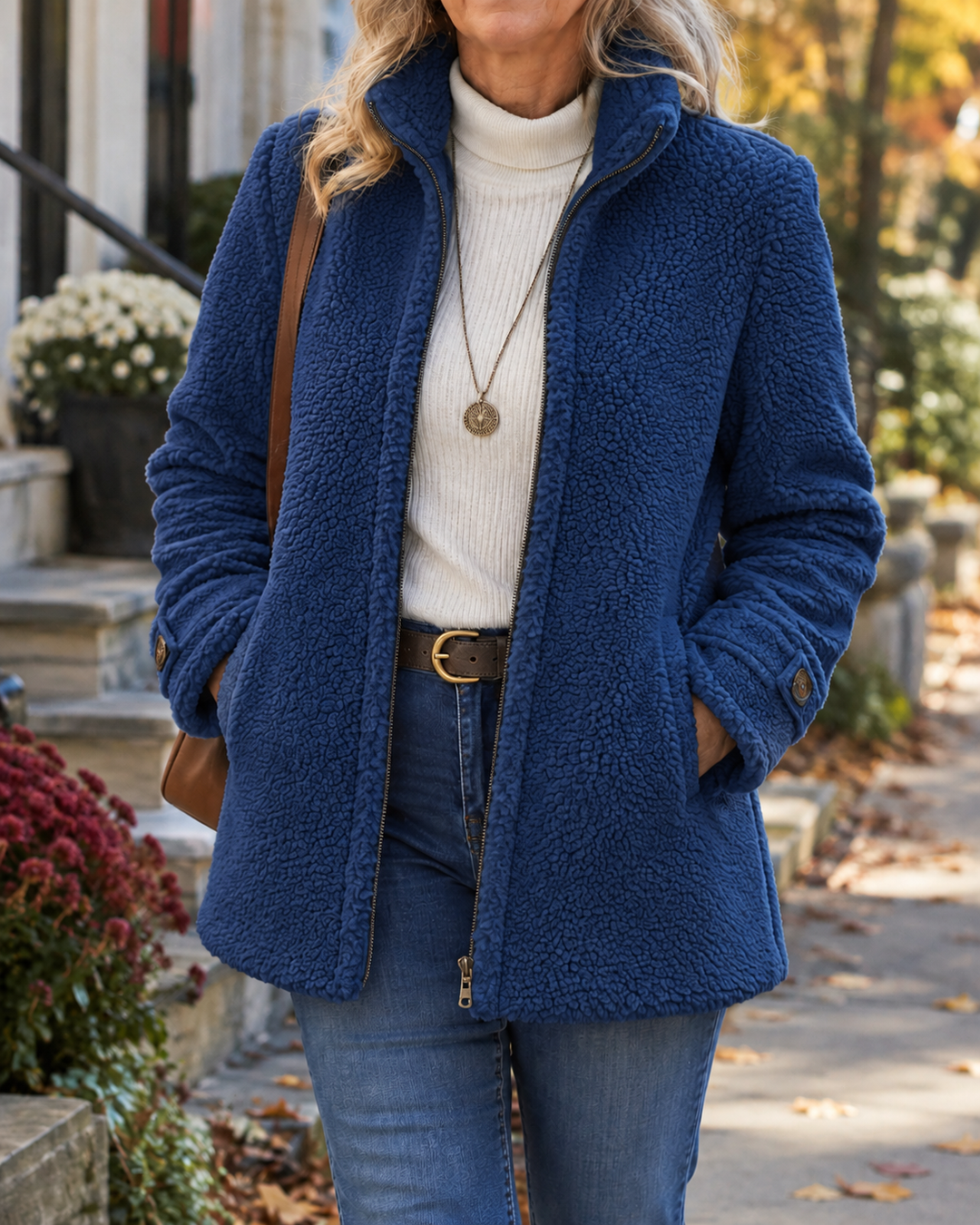 Carol | Cozy Fleece Zip-Up Jacket