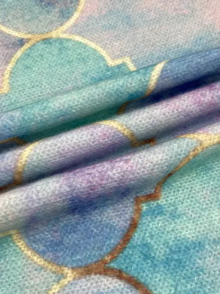 Evelyn | Soft Patterned Turtleneck Sweater