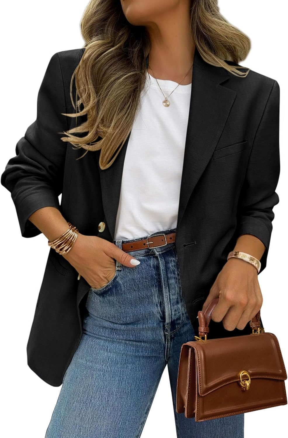 Nancy | Classic Two-Button Blazer