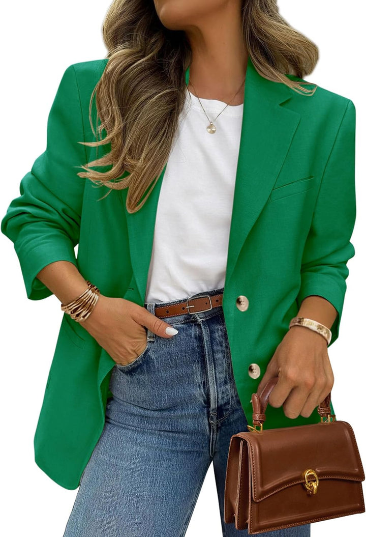 Nancy | Classic Two-Button Blazer