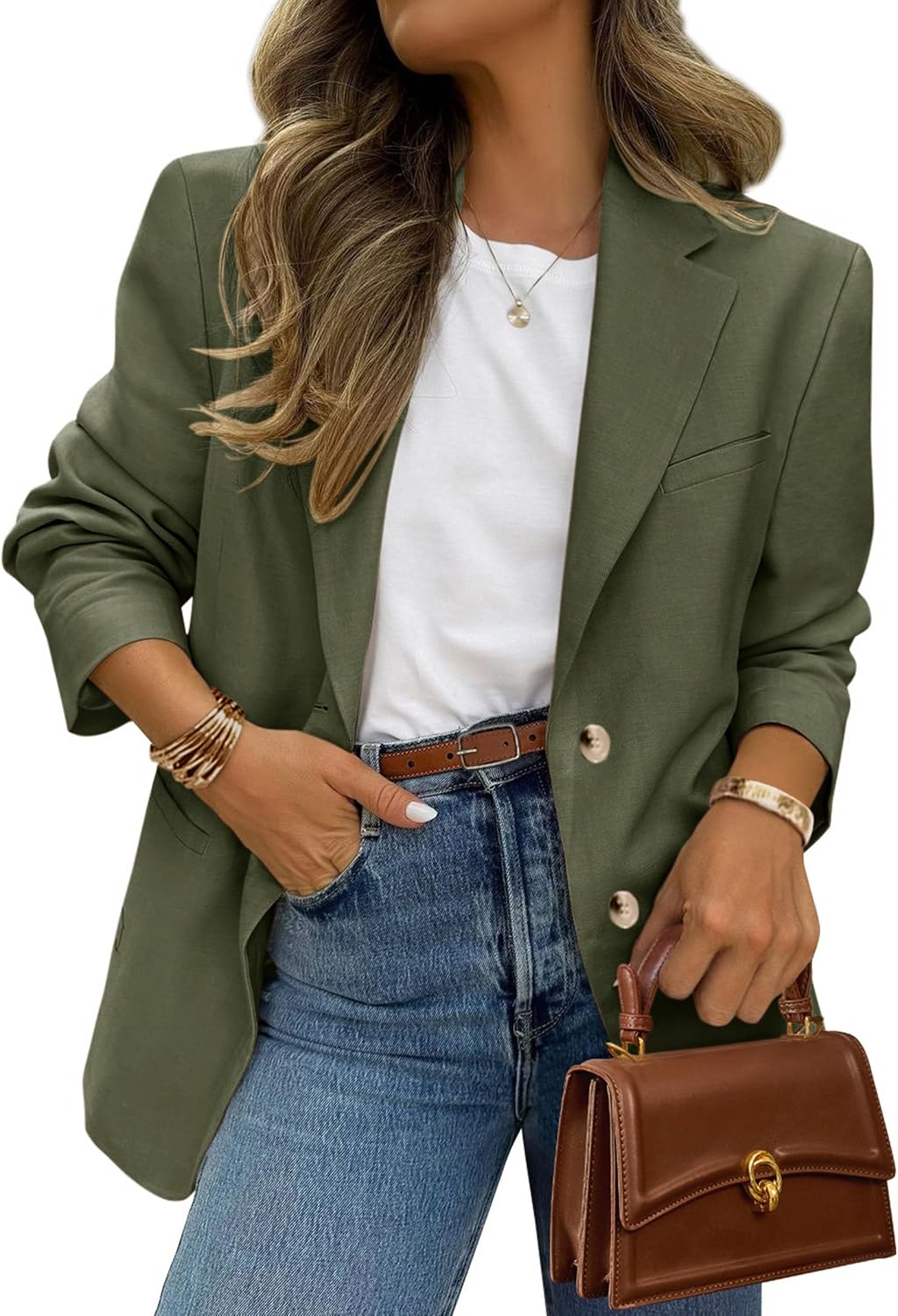 Nancy | Classic Two-Button Blazer