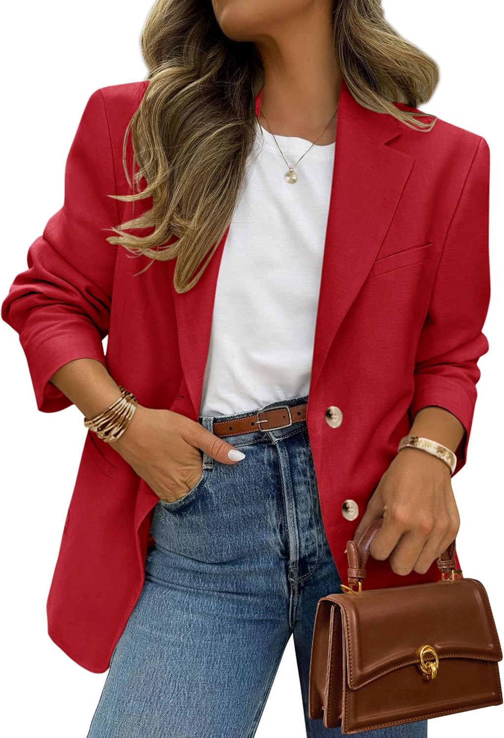 Nancy | Classic Two-Button Blazer