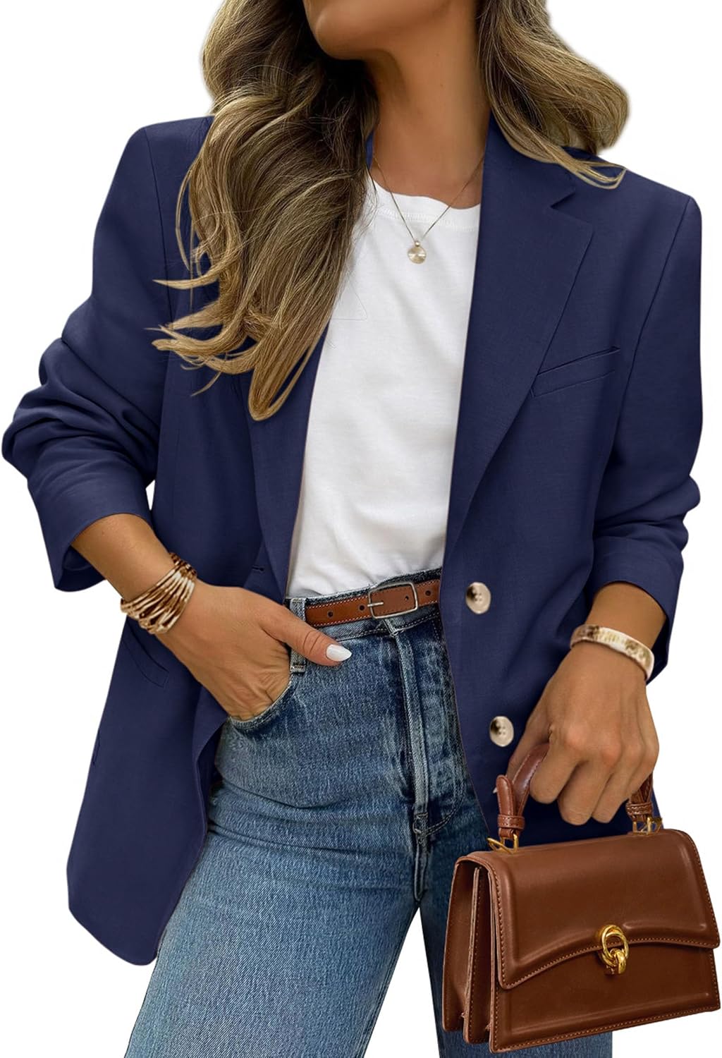 Nancy | Classic Two-Button Blazer