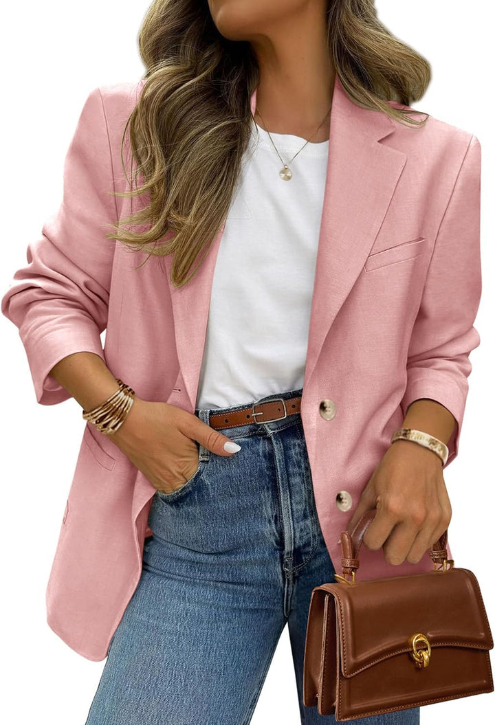 Nancy | Classic Two-Button Blazer
