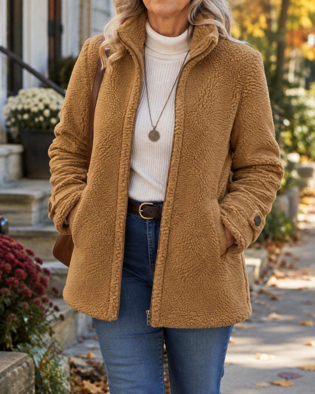 Carol | Cozy Fleece Zip-Up Jacket