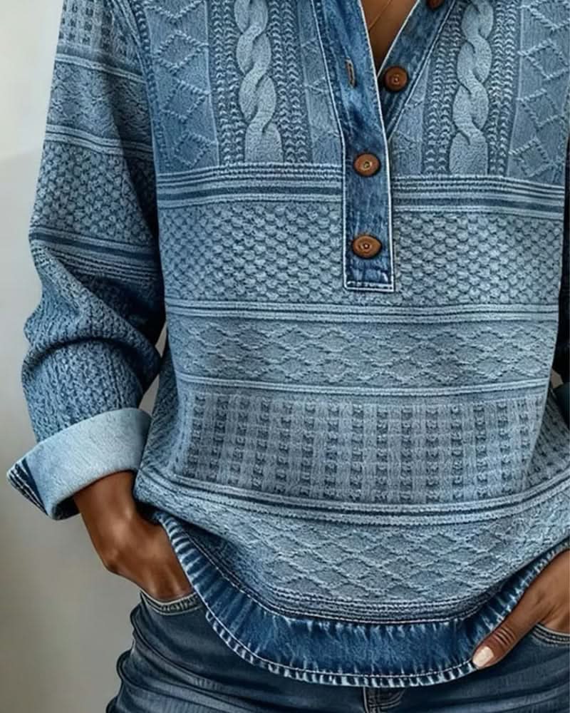 Madison | Relaxed Denim Pullover
