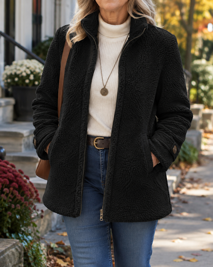 Carol | Cozy Fleece Zip-Up Jacket