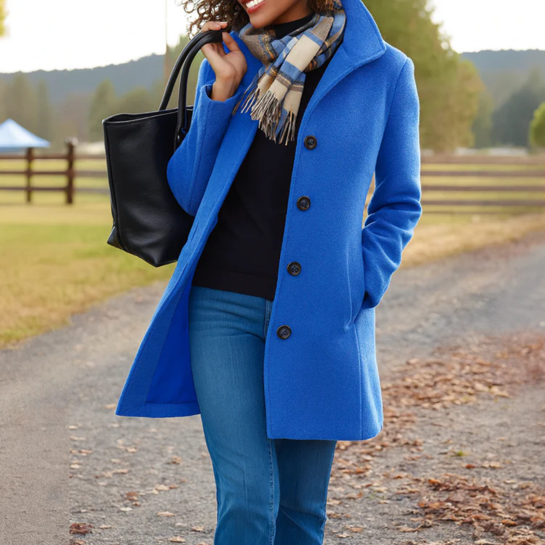 Harper | Classic Button Coat