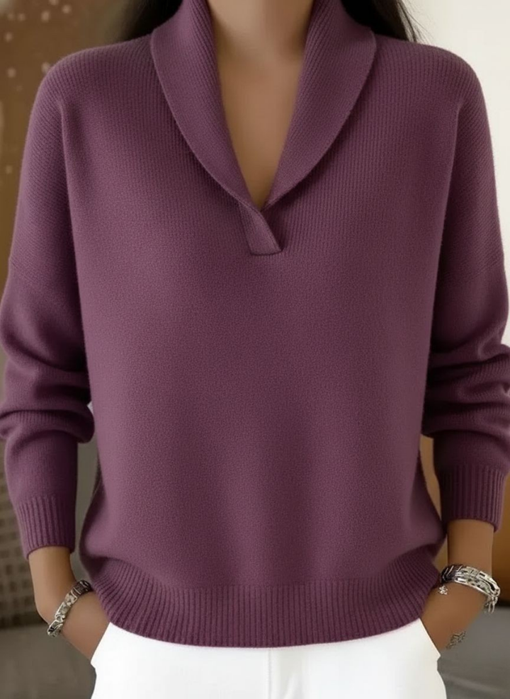 Sophie | Soft V-Neck Knit Sweater