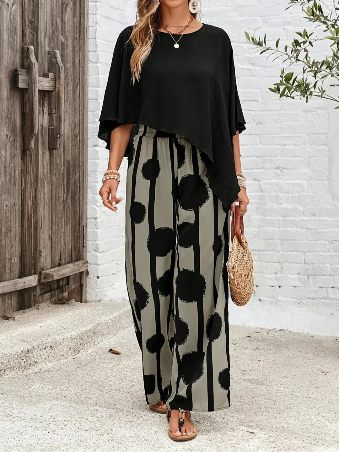 Diane | Relaxed Wide-Leg Two-Piece Set
