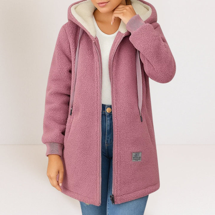 Megan | Cozy Hooded Longline Jacket