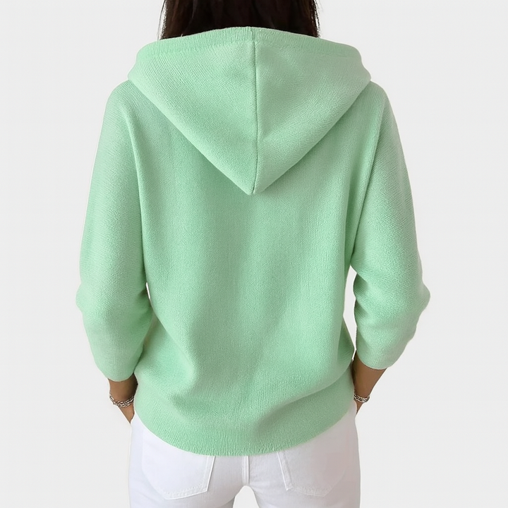 Clara | Soft Hooded Button Cardigan