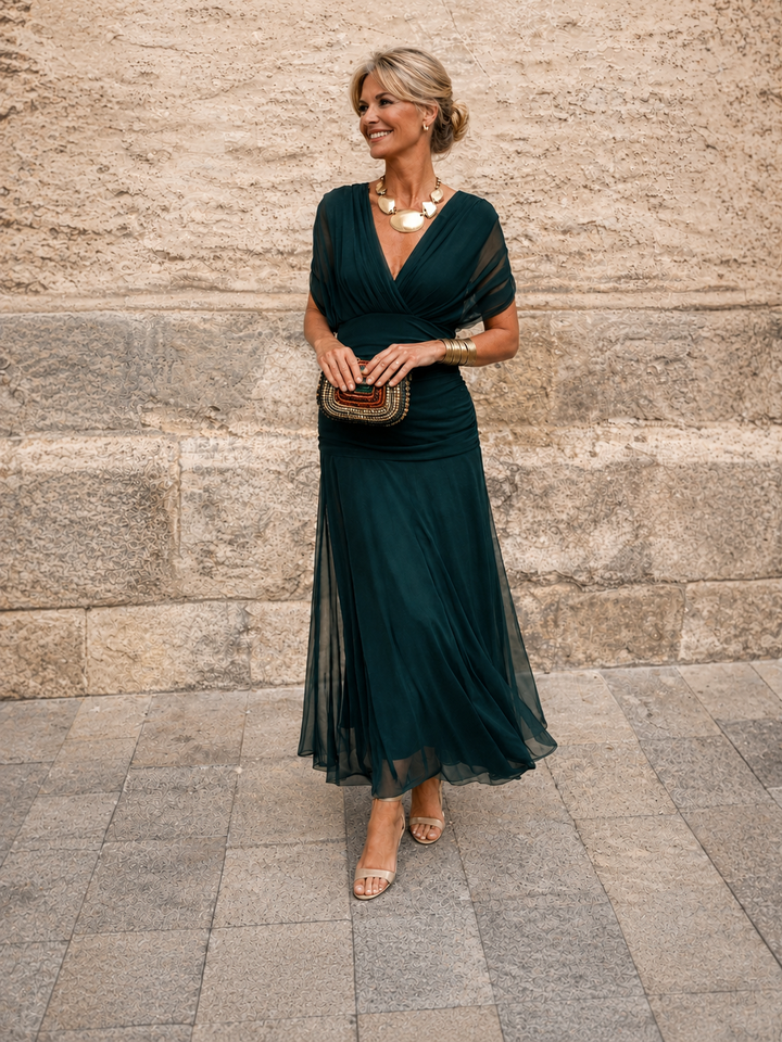 Mikaela | Off Shoulder Maxi Dress