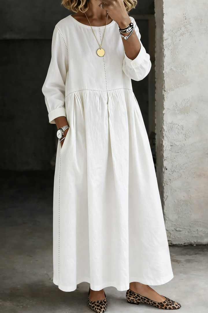 Martha | Vintage Denim Maxi Dress