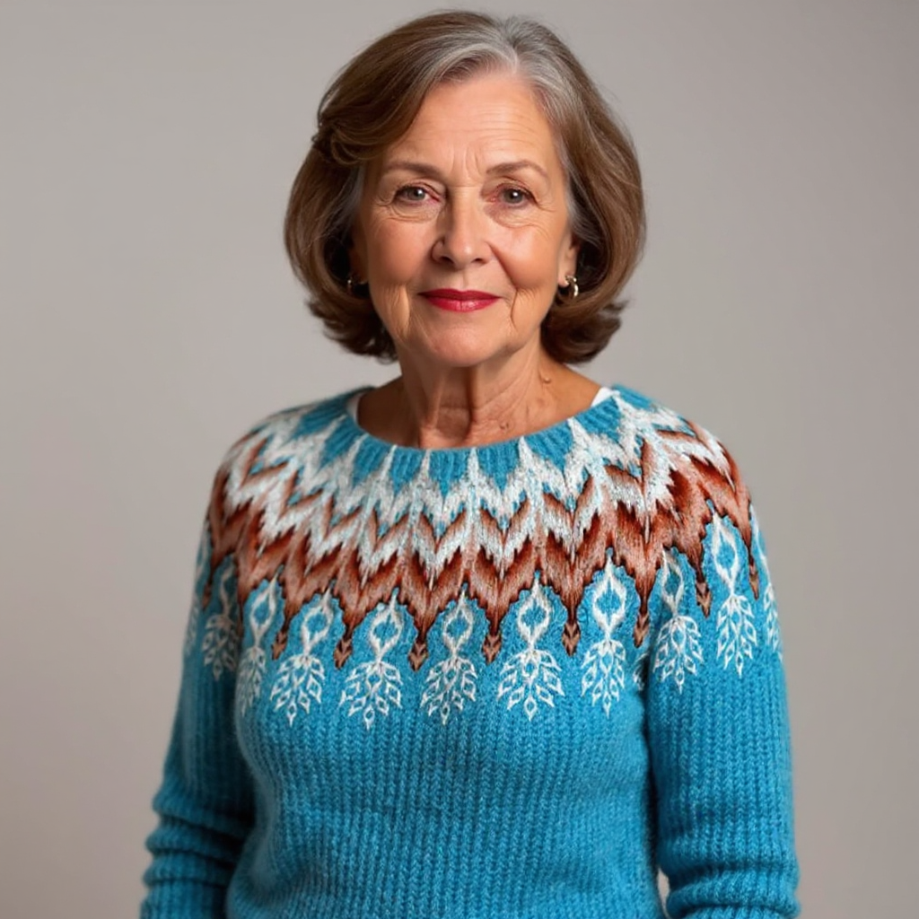 Elaine | Vintage-Inspired Knit Sweater