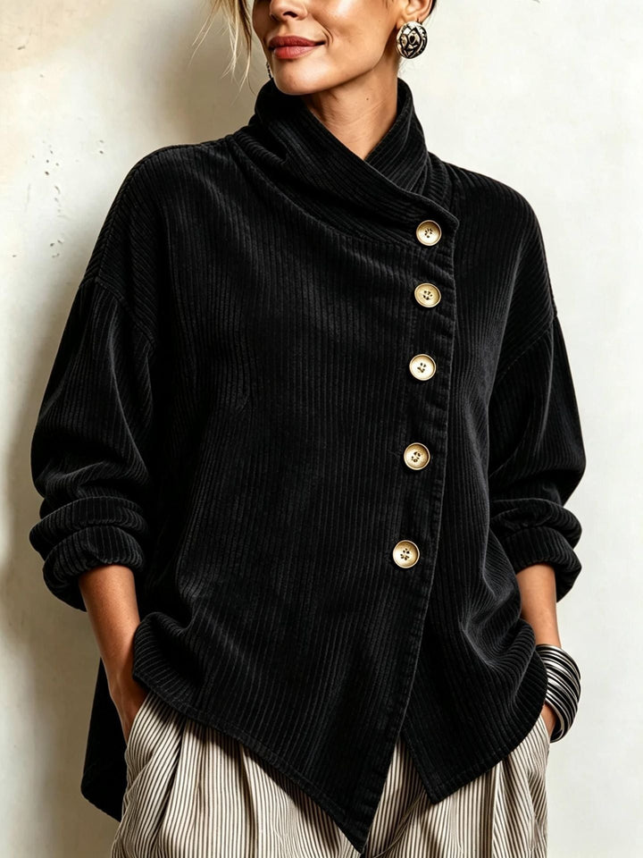 Valerie | Elegant Button-Up Corduroy Jacket
