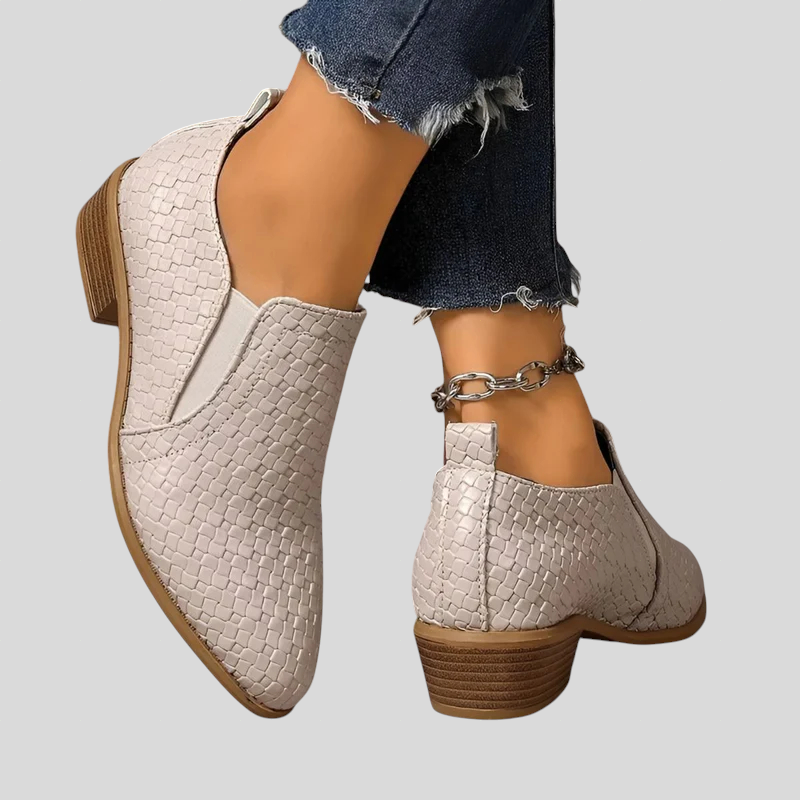 Dorothy | Elegant Woven Comfort Loafers