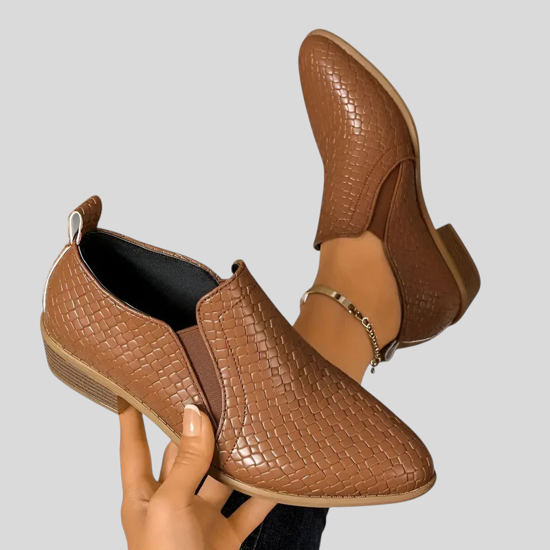 Dorothy | Elegant Woven Comfort Loafers