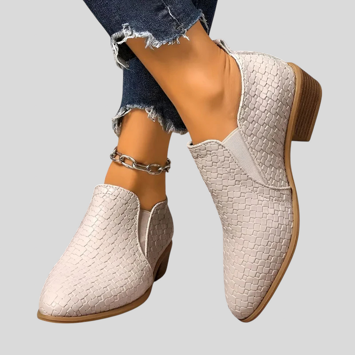 Dorothy | Elegant Woven Comfort Loafers