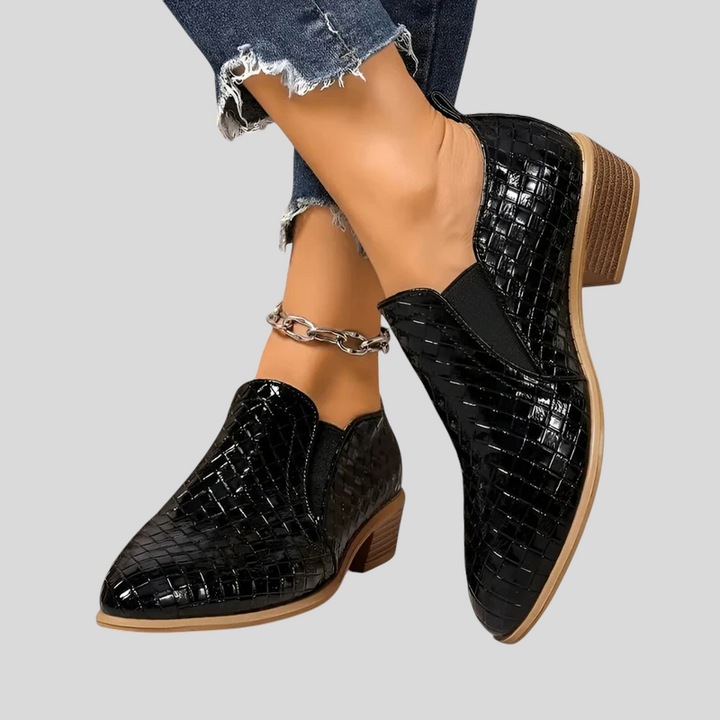 Dorothy | Elegant Woven Comfort Loafers