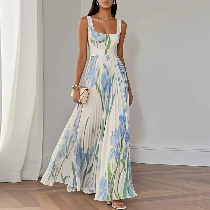 Grace | Floral A-Line Maxi Dress