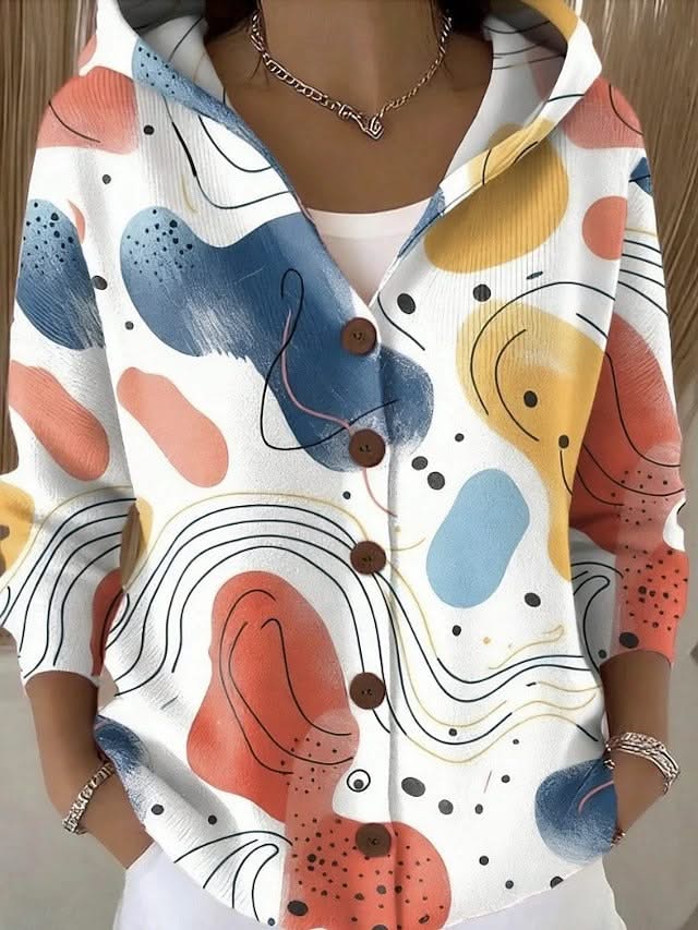Marissa | Relaxed Printed Button Shirt
