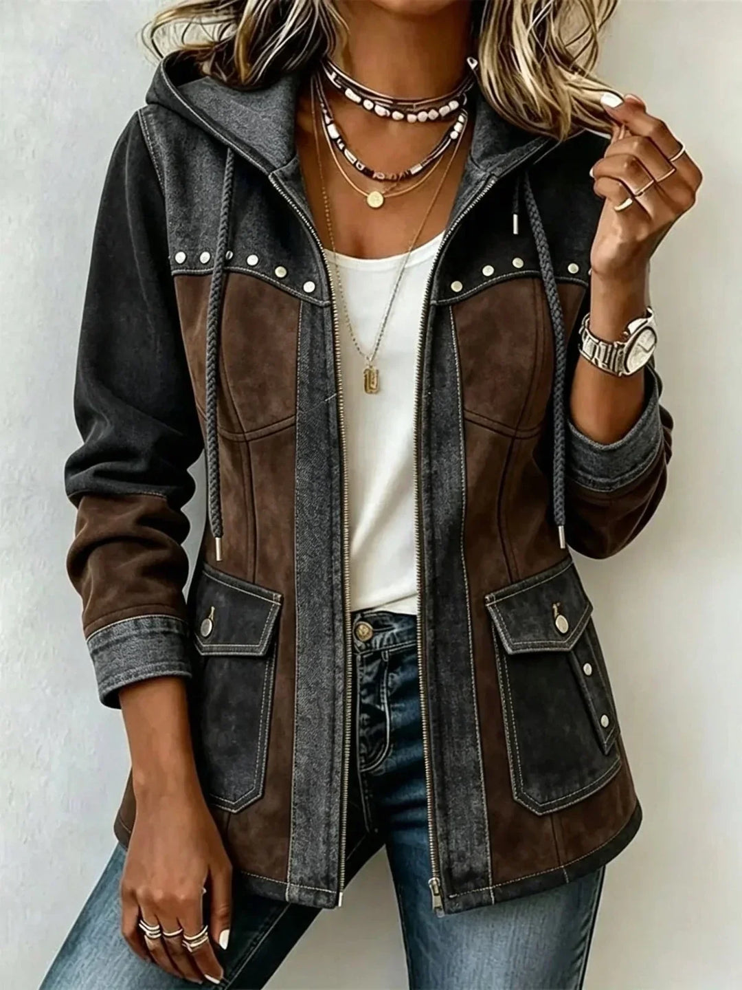 Marlene | Colorblock Everyday Jacket