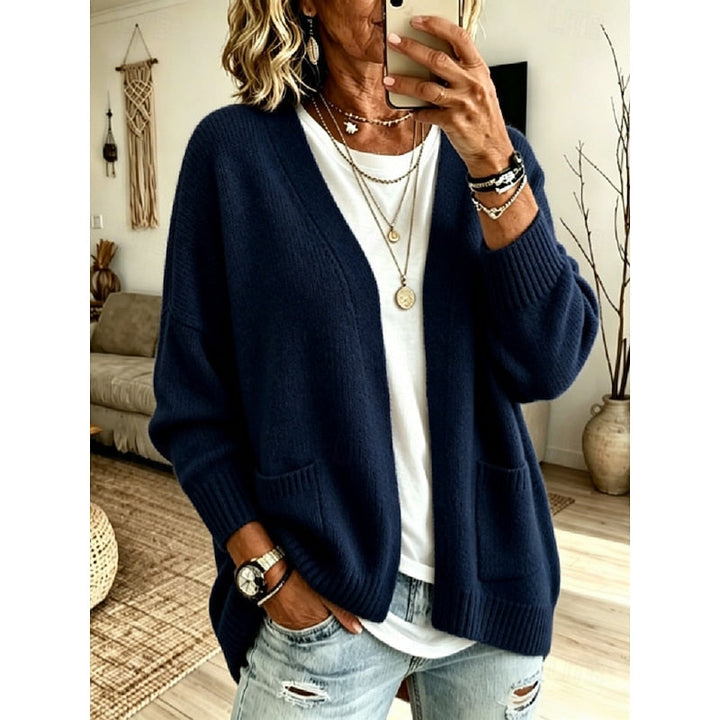 Margaret | Cozy Open-Front Knit Cardigan