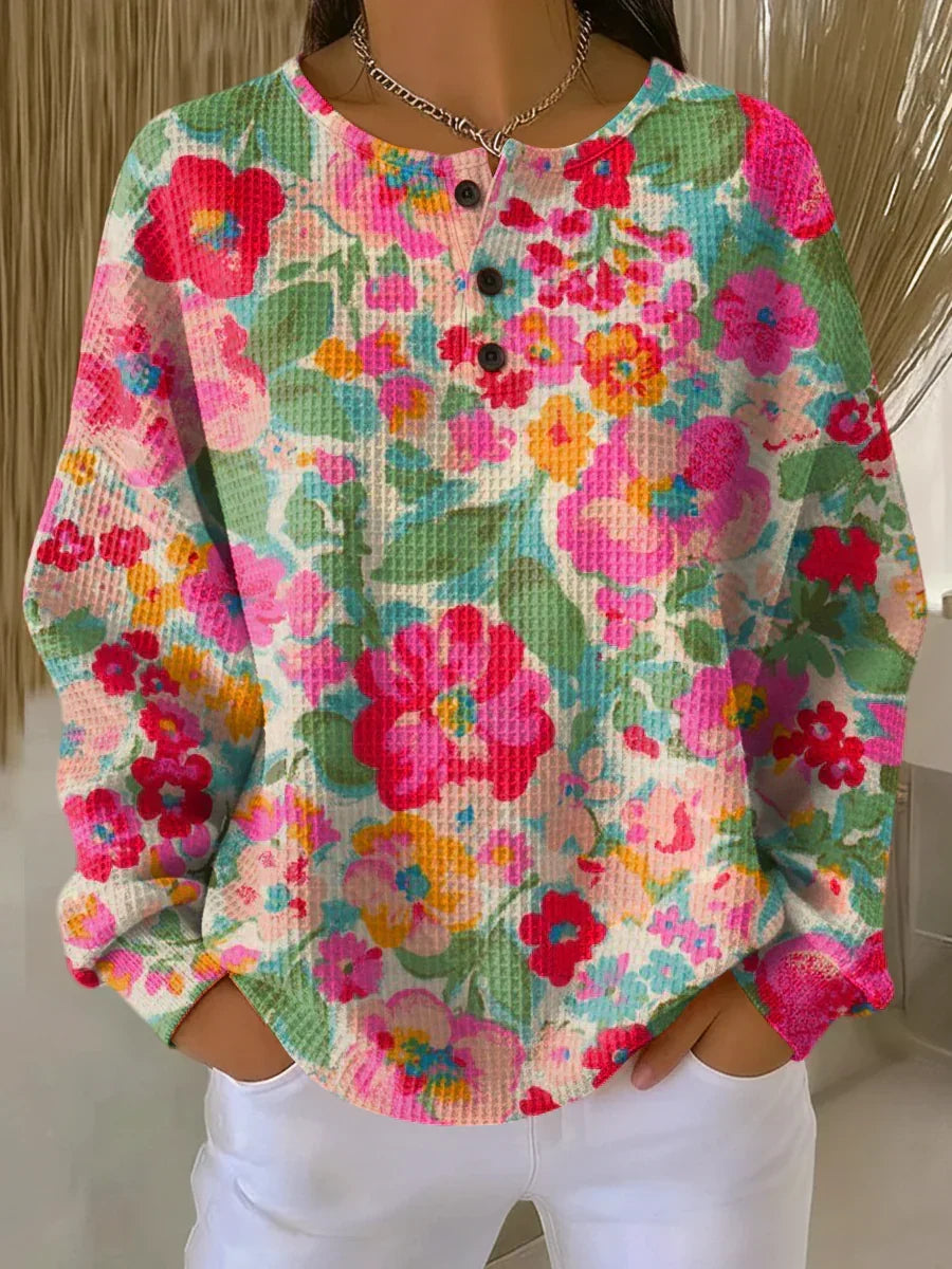 Maja | Cozy Floral Sweater