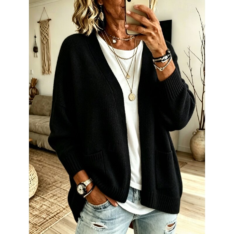 Margaret | Cozy Open-Front Knit Cardigan