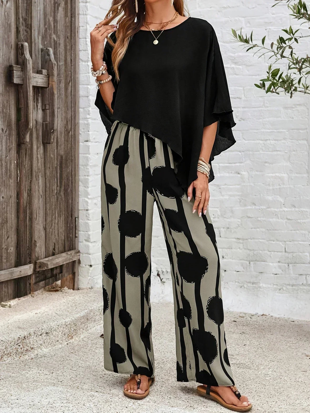 Diane | Relaxed Wide-Leg Two-Piece Set