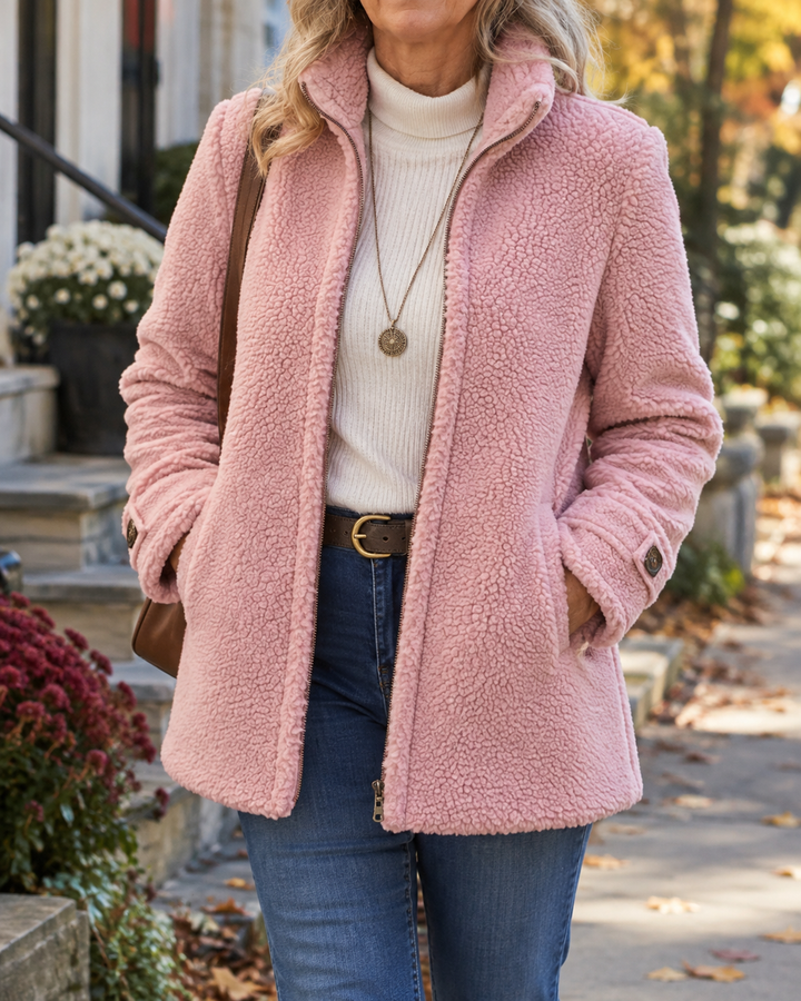 Carol | Cozy Fleece Zip-Up Jacket