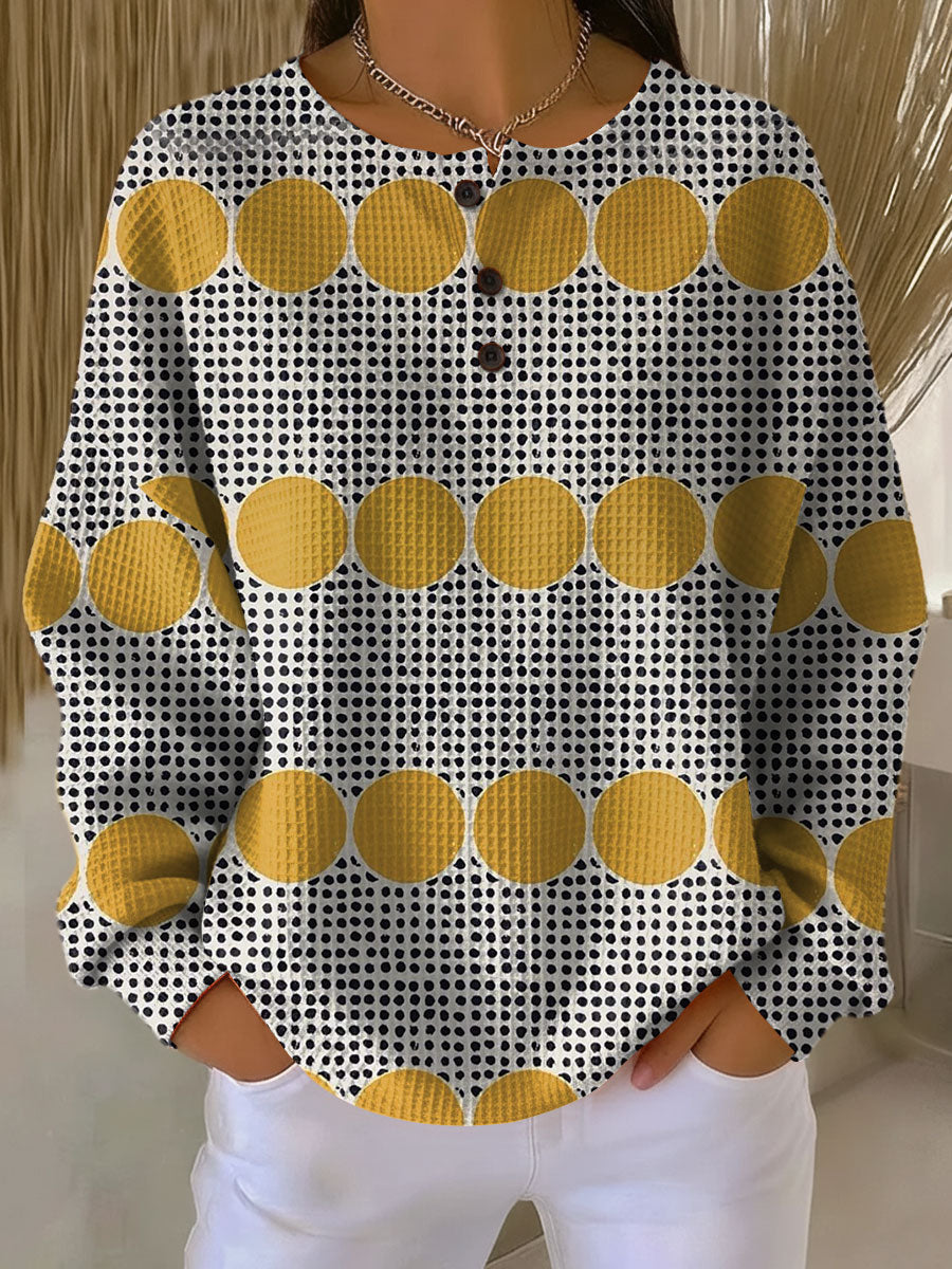 Thyra | Retro-Inspired Sweater Featuring Geometric Design