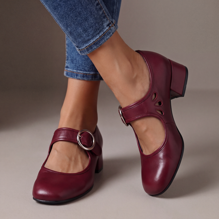 Marianne | Classic Comfort Mary Jane Heels