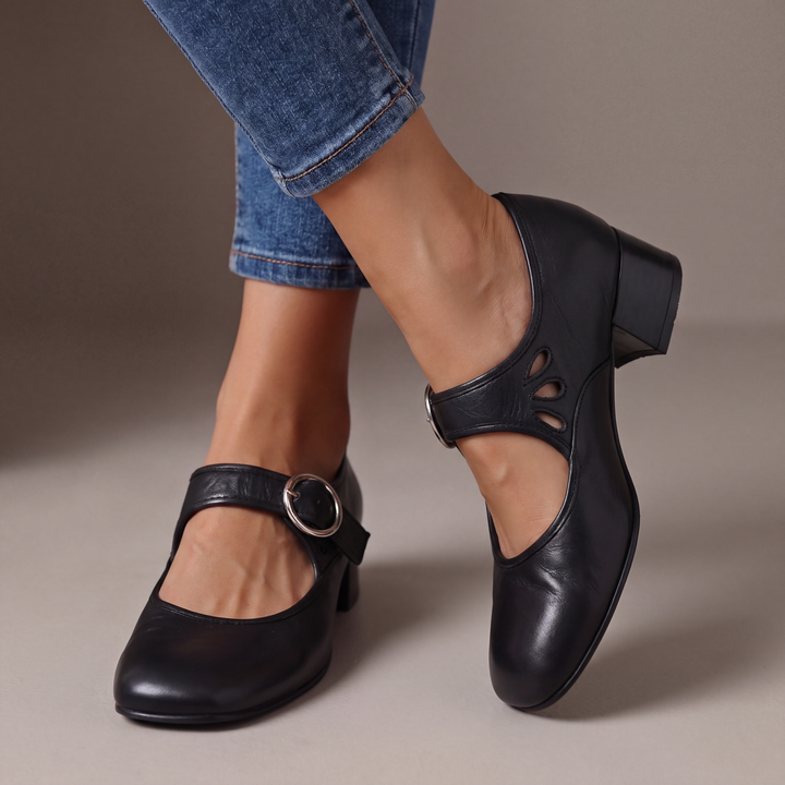 Marianne | Classic Comfort Mary Jane Heels